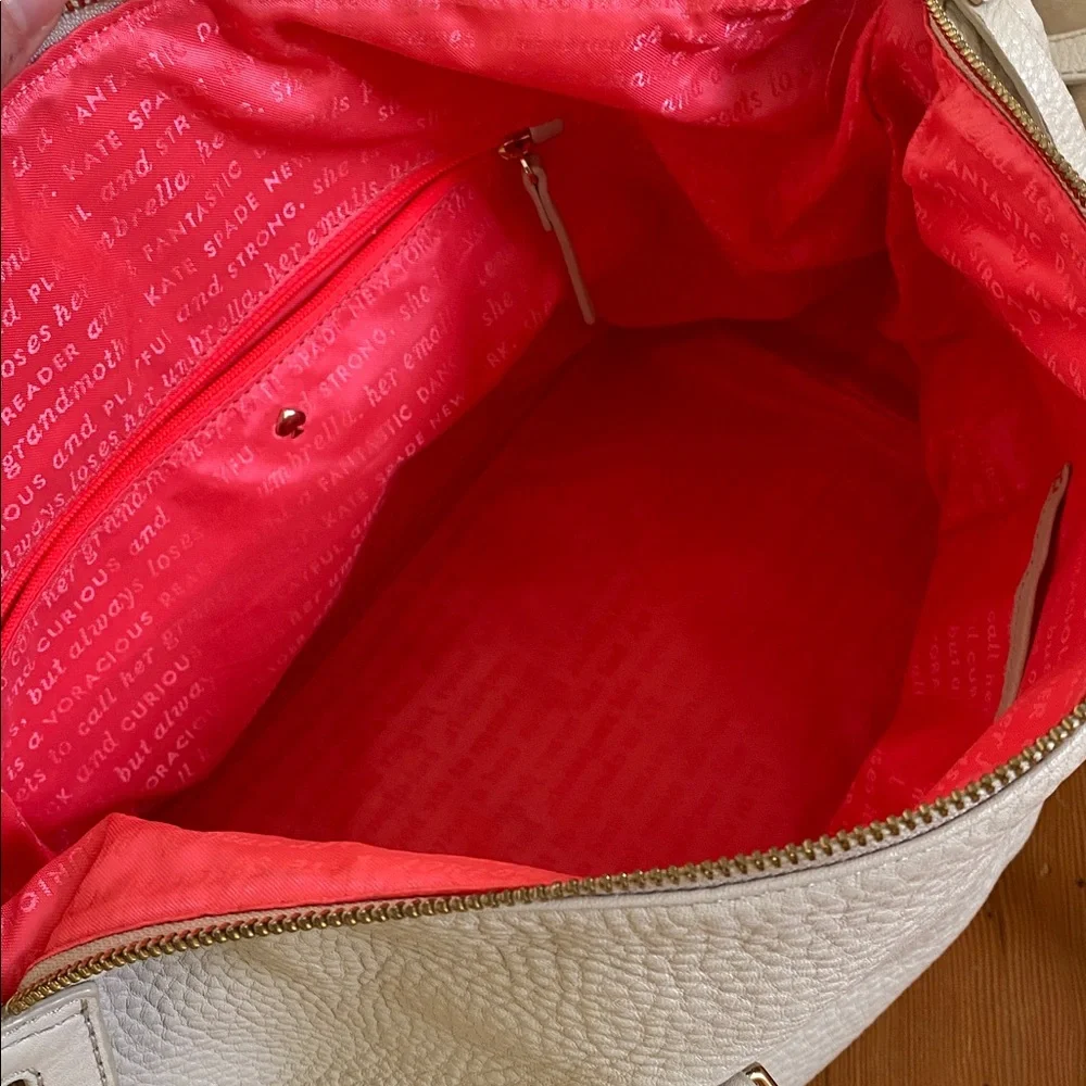 Kate Spade Henry Lane Emmy Pebbled Leather Satchel‎ Bag